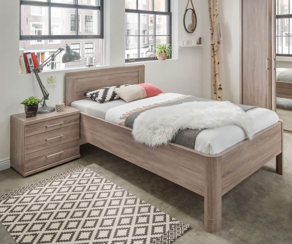 Wiemann Bern Bed With Wooden Headboard