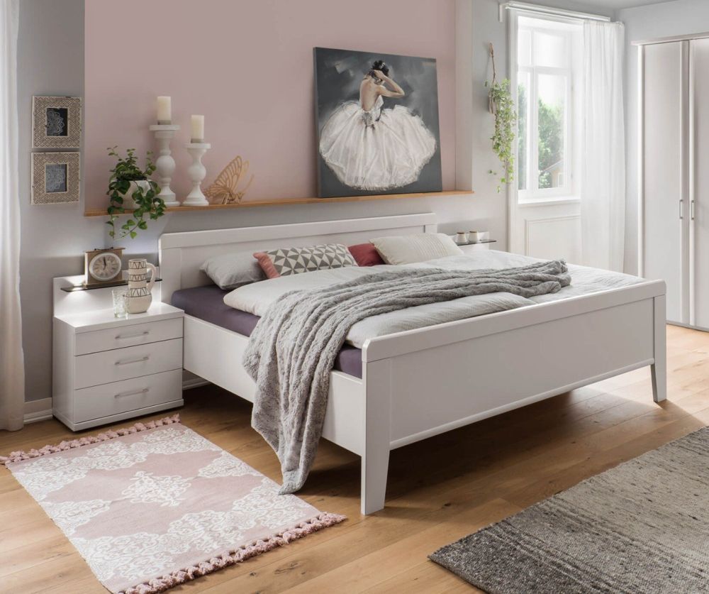 Wiemann Bern Bed With Wooden Headboard