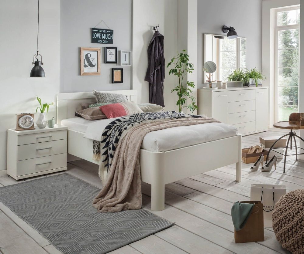 Wiemann Bern Bed With Wooden Headboard