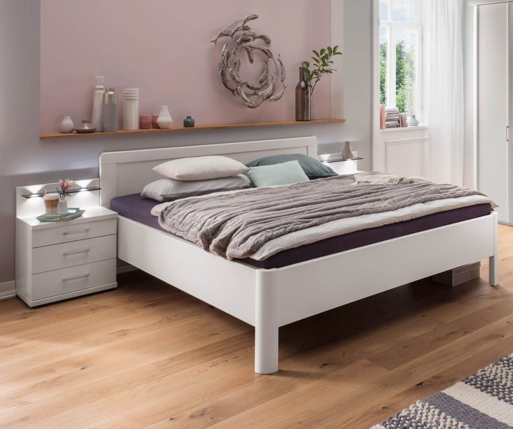 Wiemann Bern Bed With Wooden Headboard