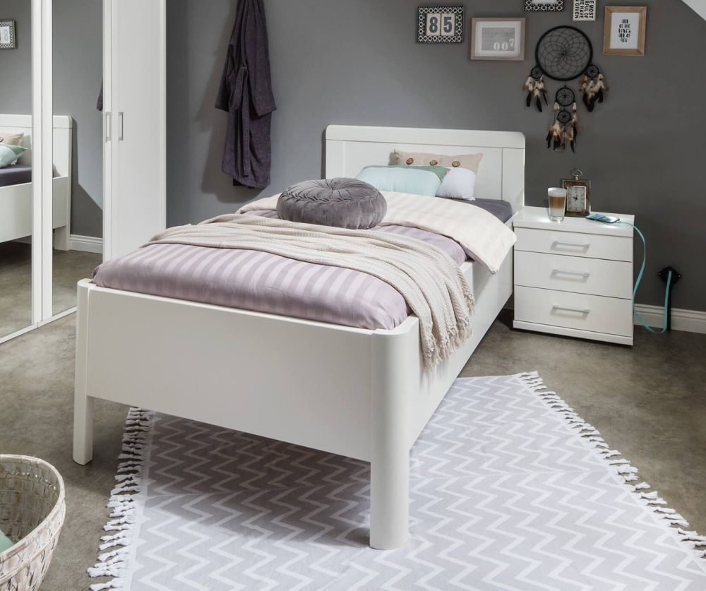 Wiemann Bern Bed With Wooden Headboard