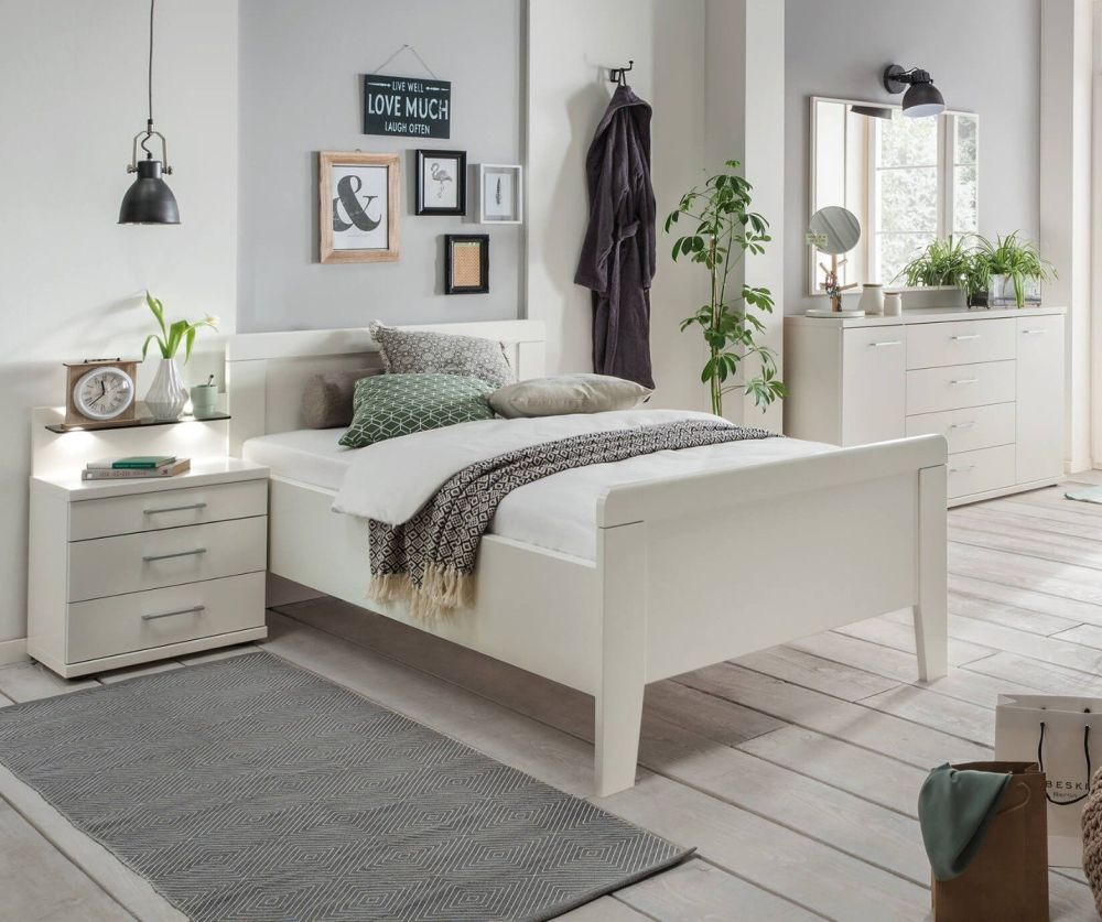 Wiemann Bern Bed With Wooden Headboard