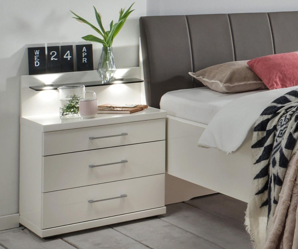 Wiemann Bern 2.5 Drawer Bedside Cabinet
