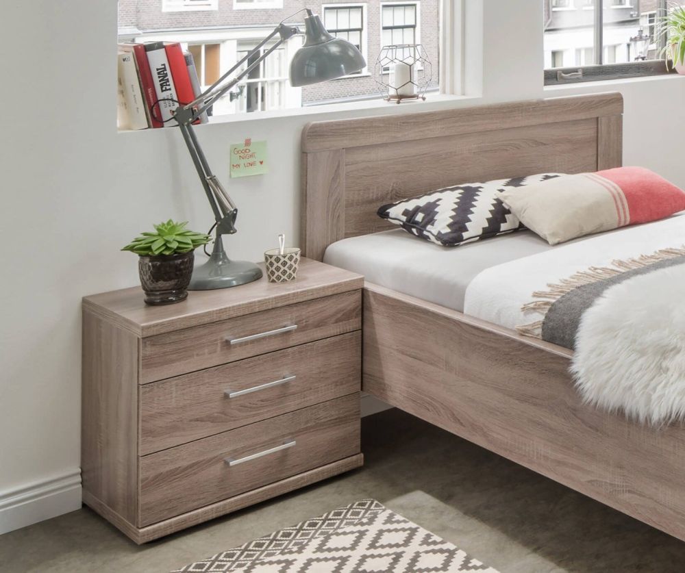 Wiemann Bern 2.5 Drawer Bedside Cabinet