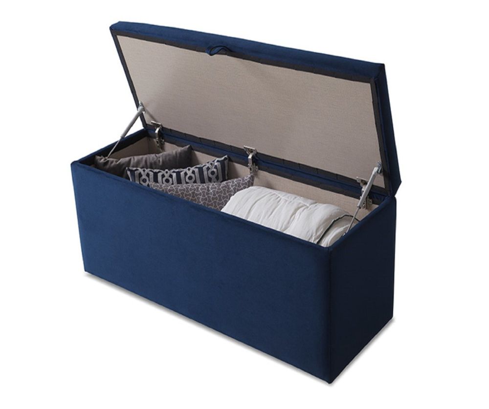 Furniture Link Billie Blue Blanket Box