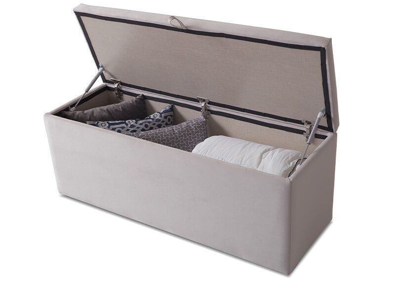 Furniture Link Billie Champagne Blanket Box 