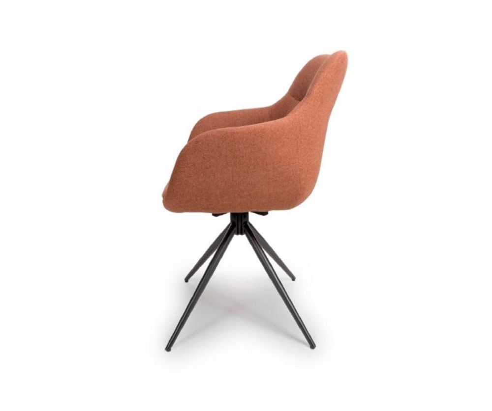 Furniture Link Boden Brick Carver Dining Chair in Pair