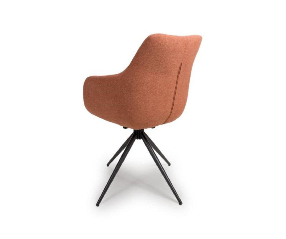 Furniture Link Boden Brick Carver Dining Chair in Pair