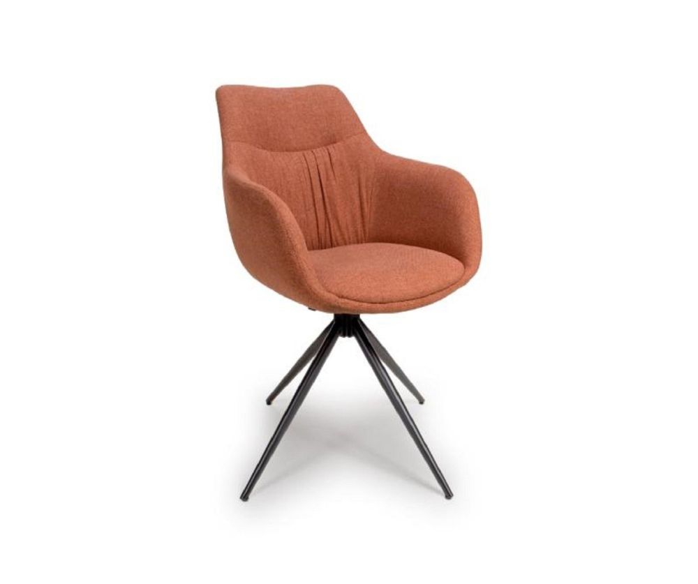 Furniture Link Boden Brick Carver Dining Chair in Pair