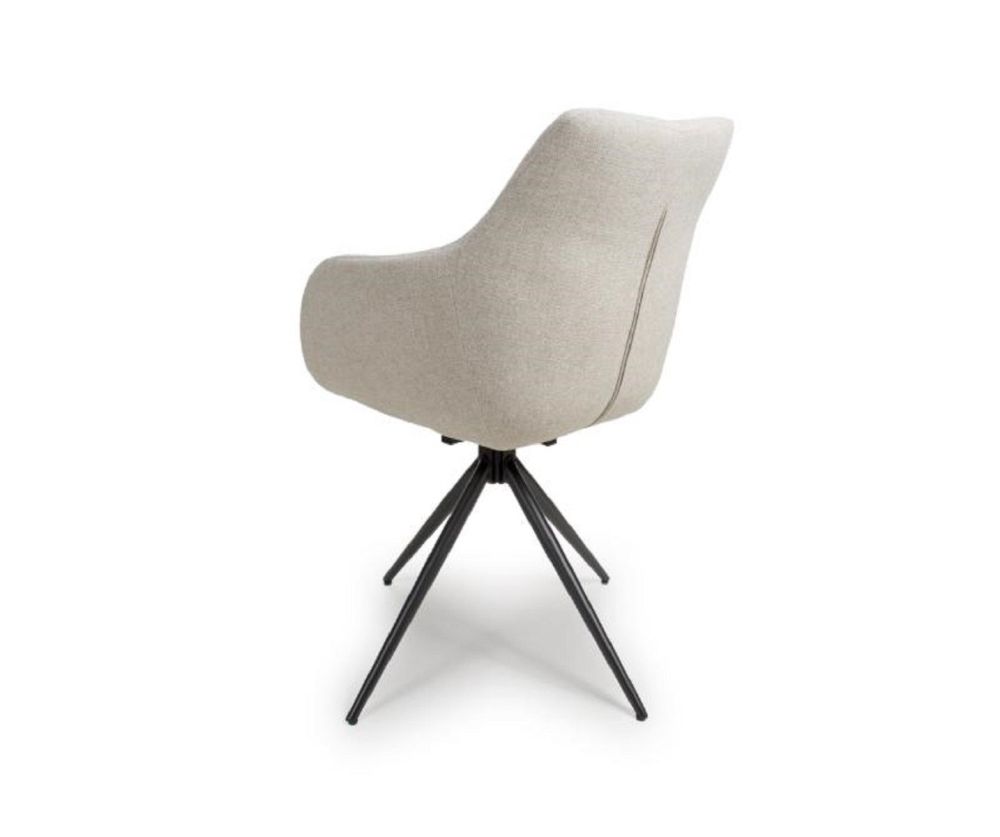 Furniture Link Boden Natural Carver Dining Chair in Pair