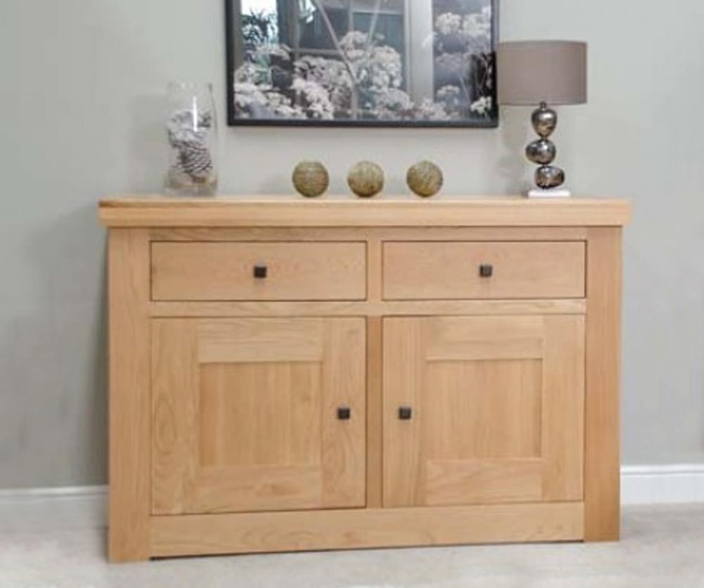Homestyle GB Bordeaux Oak 2 Door 2 Drawer Sideboard