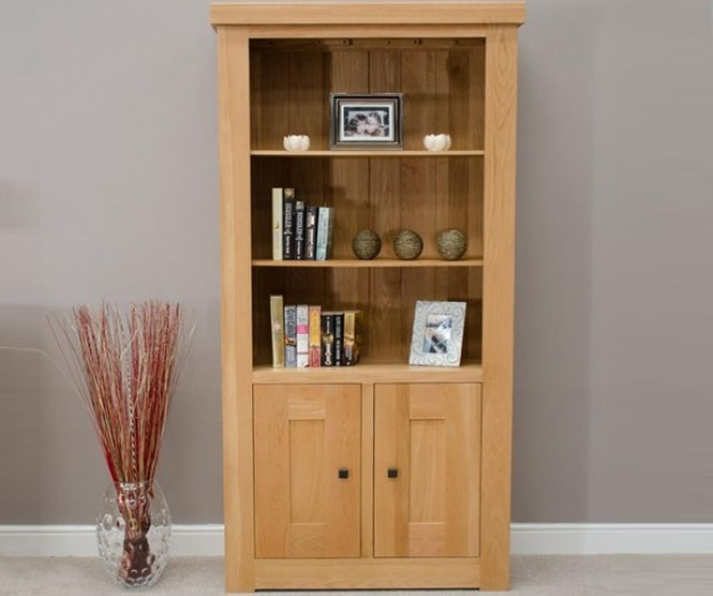 Homestyle GB Bordeaux Oak 2 Door Bookcase