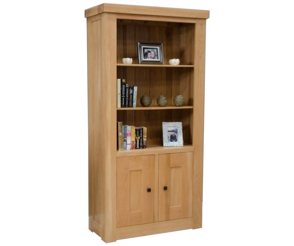 Homestyle GB Bordeaux Oak 2 Door Bookcase