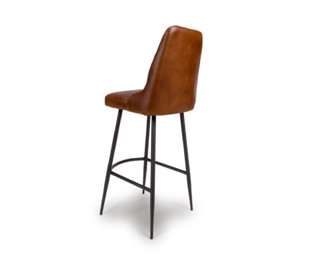 Furniture Link Bradley Tan Bar Stool in Pair 