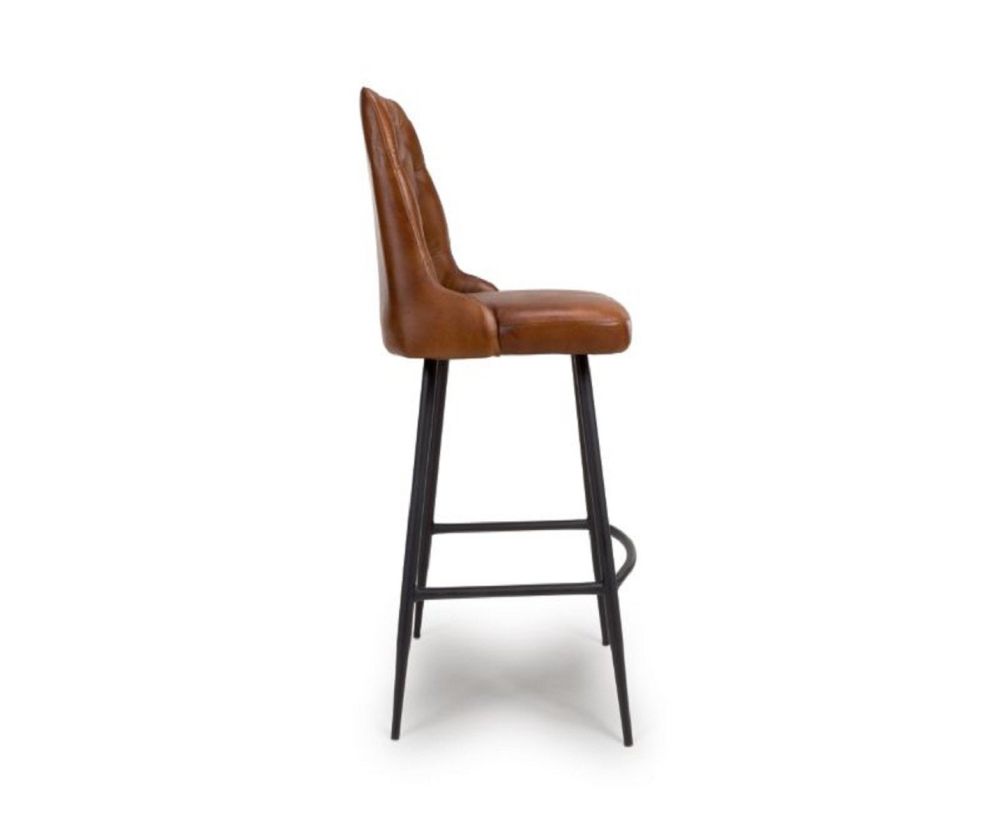 Furniture Link Bradley Tan Bar Stool in Pair 