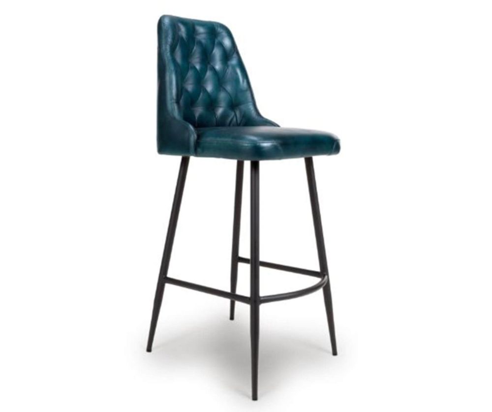 Furniture Link Bradley Blue Bar Chair in Pair