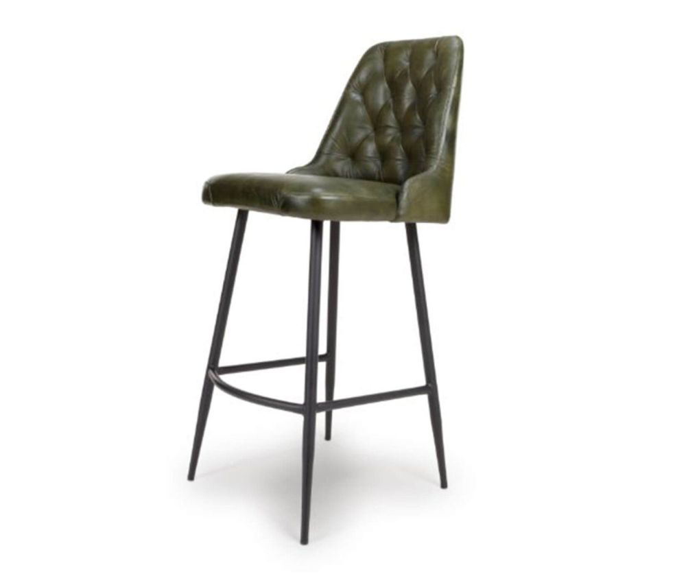 Furniture Link Bradley Green Bar Chair in Pair