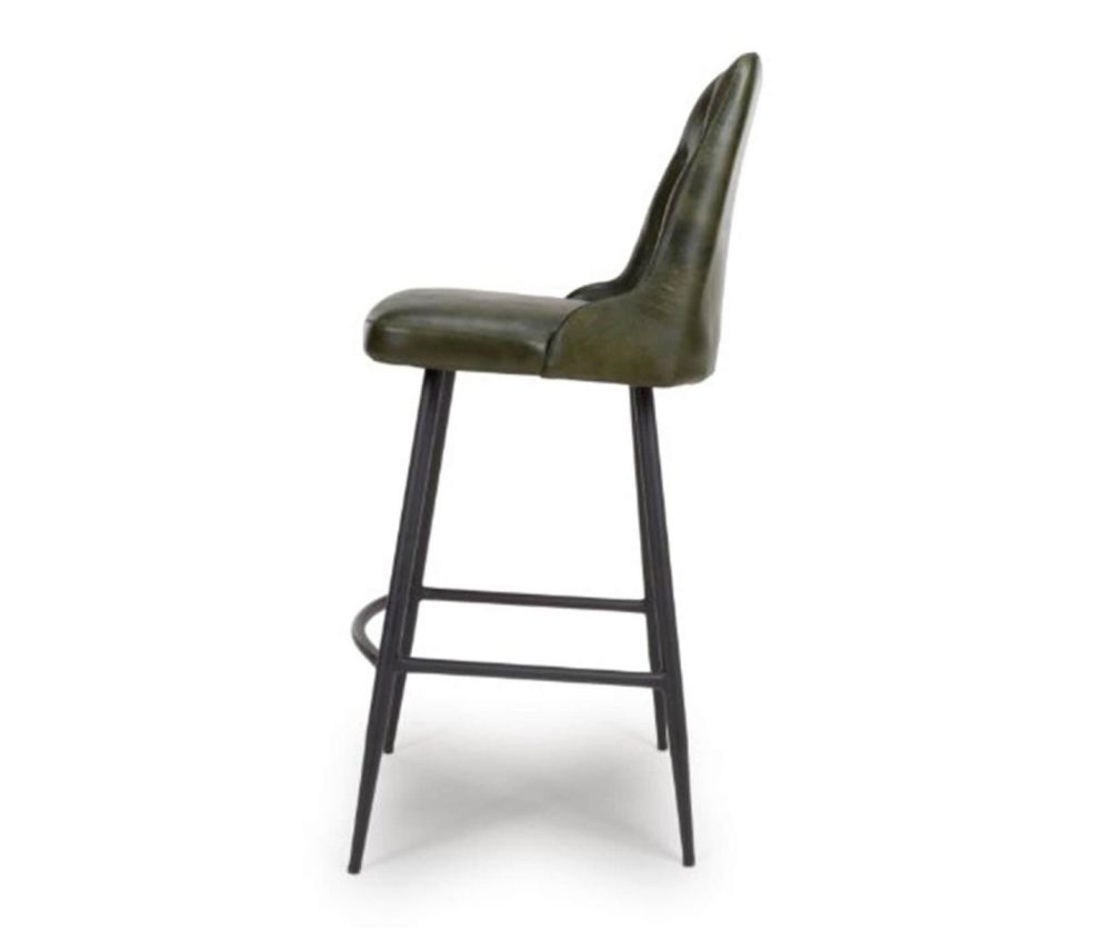 Furniture Link Bradley Green Bar Chair in Pair