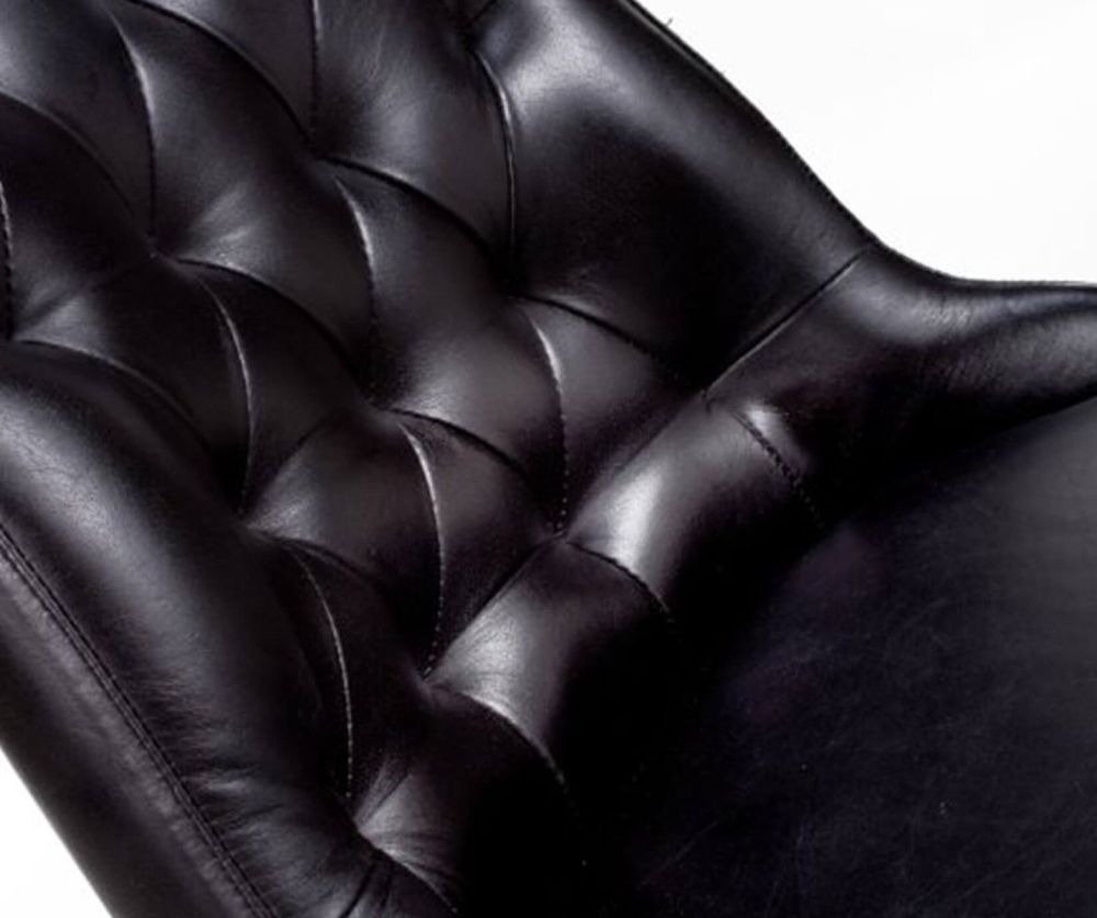 Furniture Link Bradley Black Dining Chair in Pair