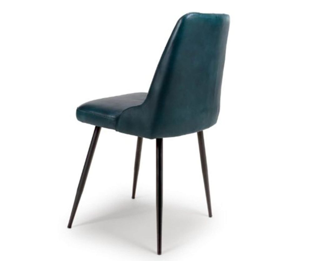 Furniture Link Bradley Blue Dining Chair in Pair