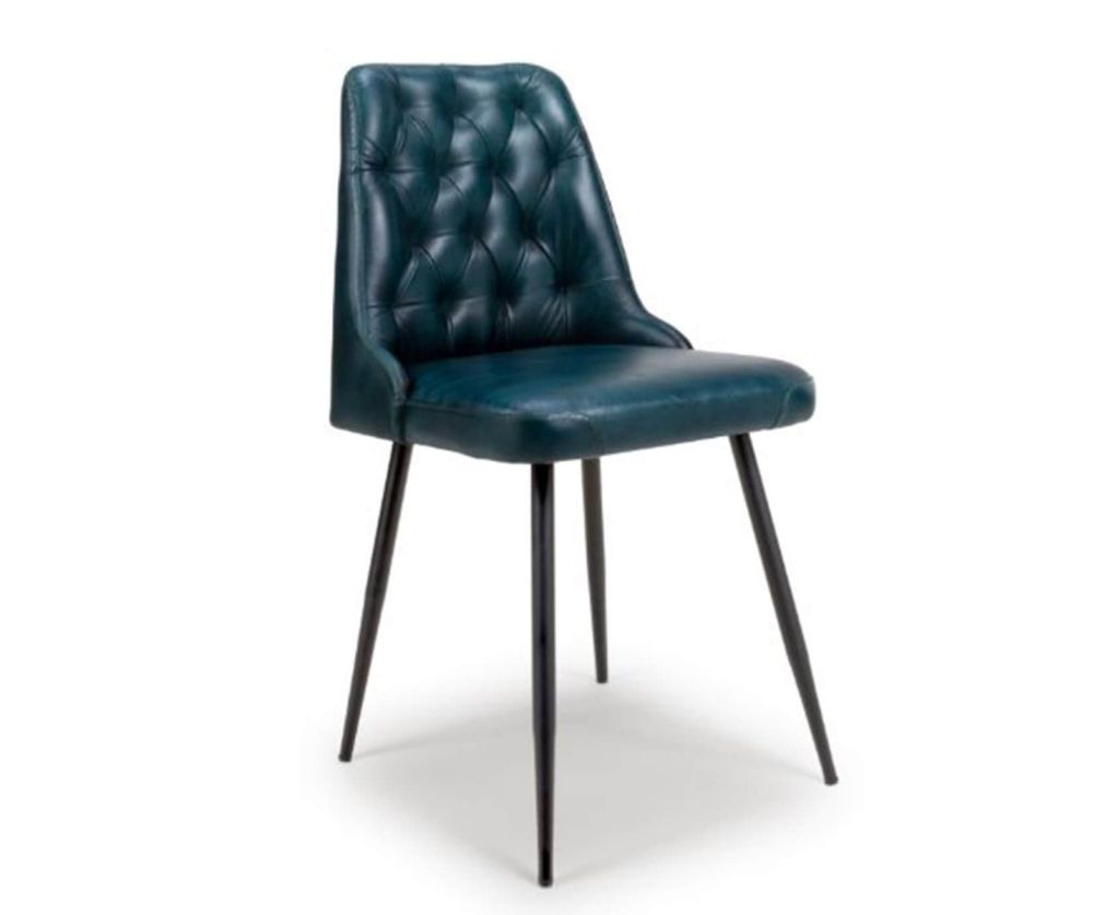 Furniture Link Bradley Blue Dining Chair in Pair