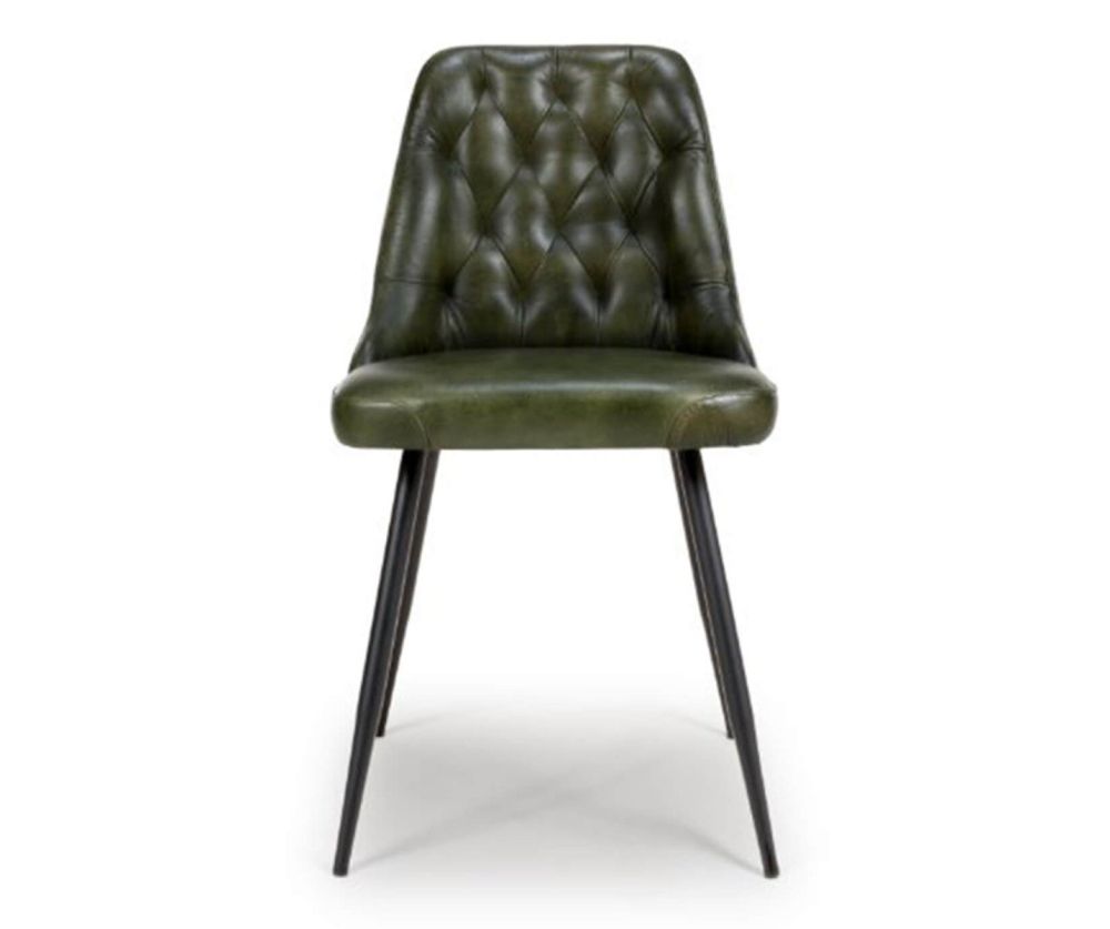 Furniture Link Bradley Green Dining Chair in Pair