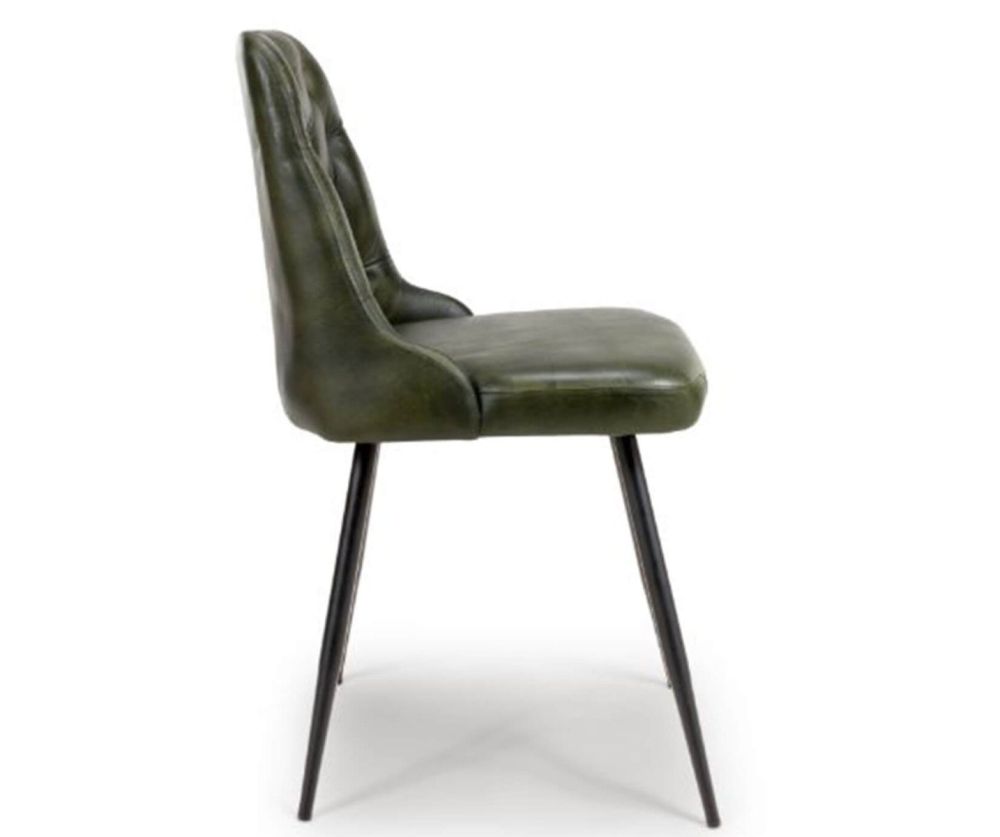 Furniture Link Bradley Green Dining Chair in Pair