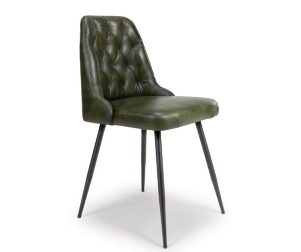 Furniture Link Bradley Green Dining Chair in Pair