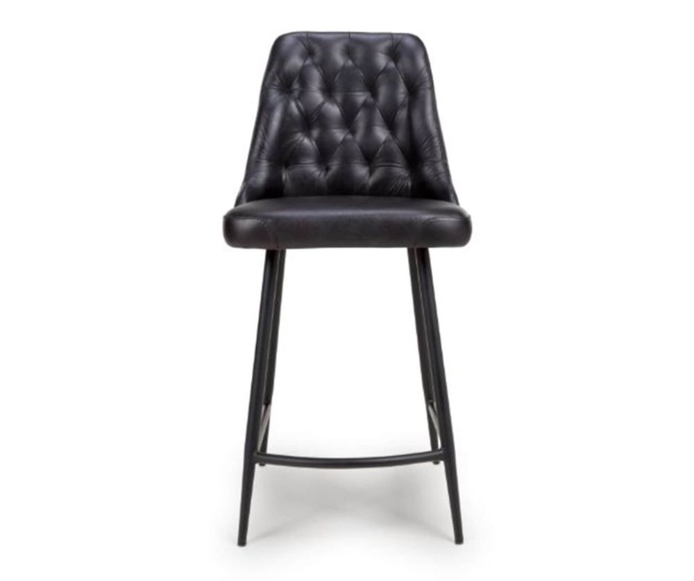 Furniture Link Bradley Black Counter Chair in Pair