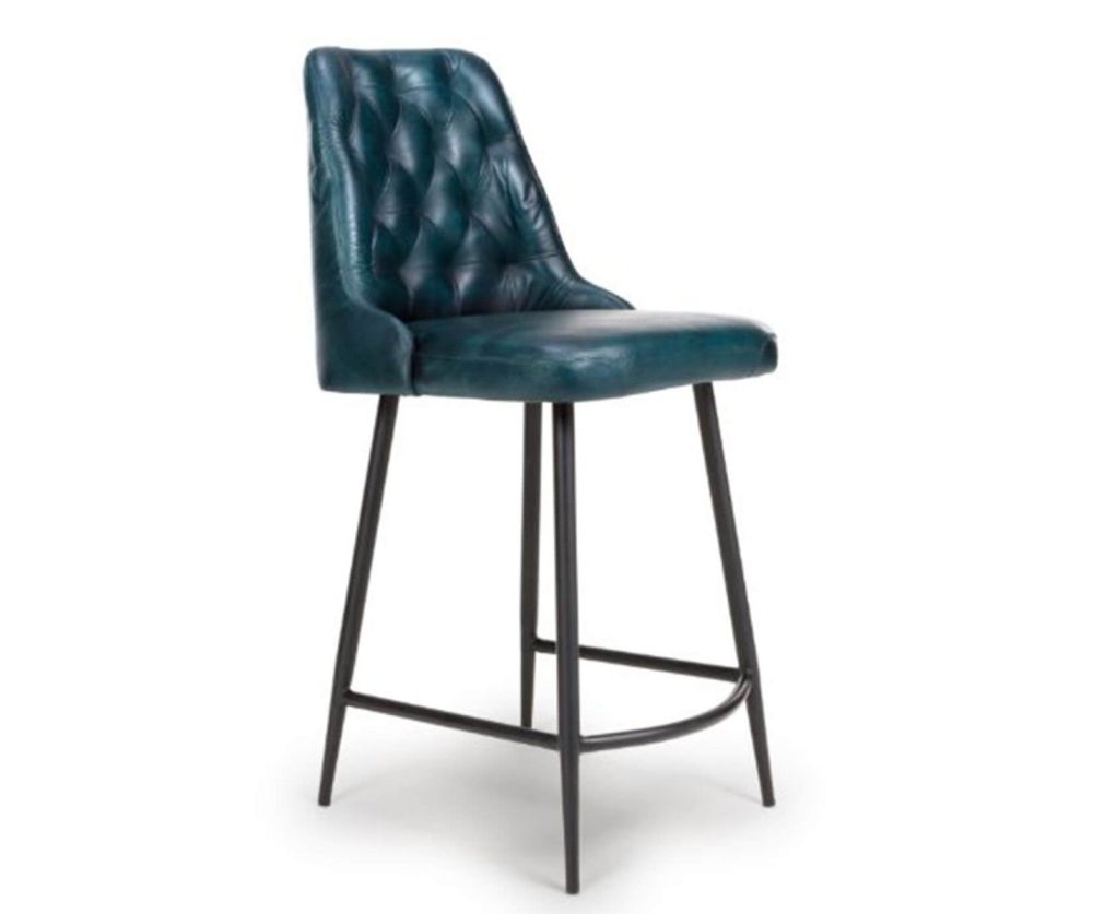 Furniture Link Bradley Blue Counter Chair in Pair