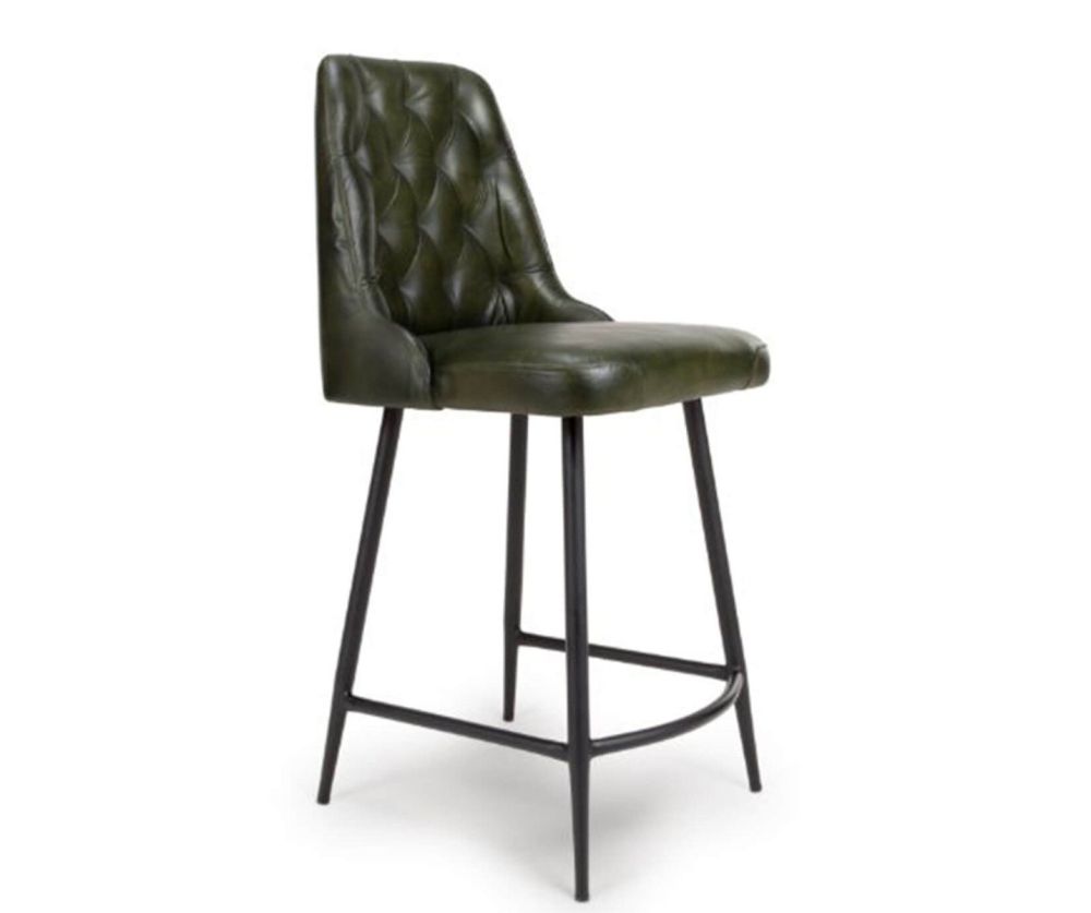 Furniture Link Bradley Green Counter Chair in Pair