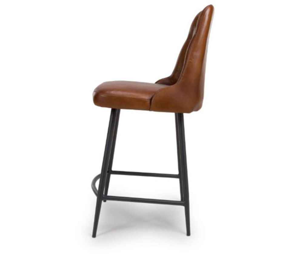 Furniture Link Bradley Tan Counter Chair in Pair