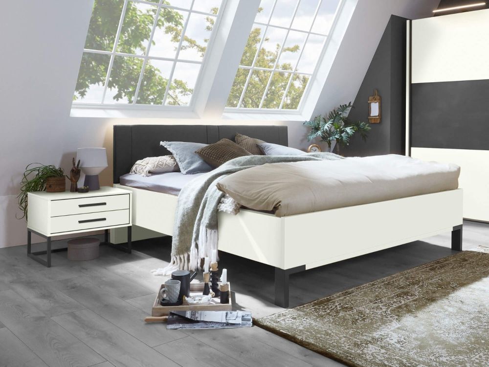 Wiemann Breda Futon Bed With Faux Leather Headboard