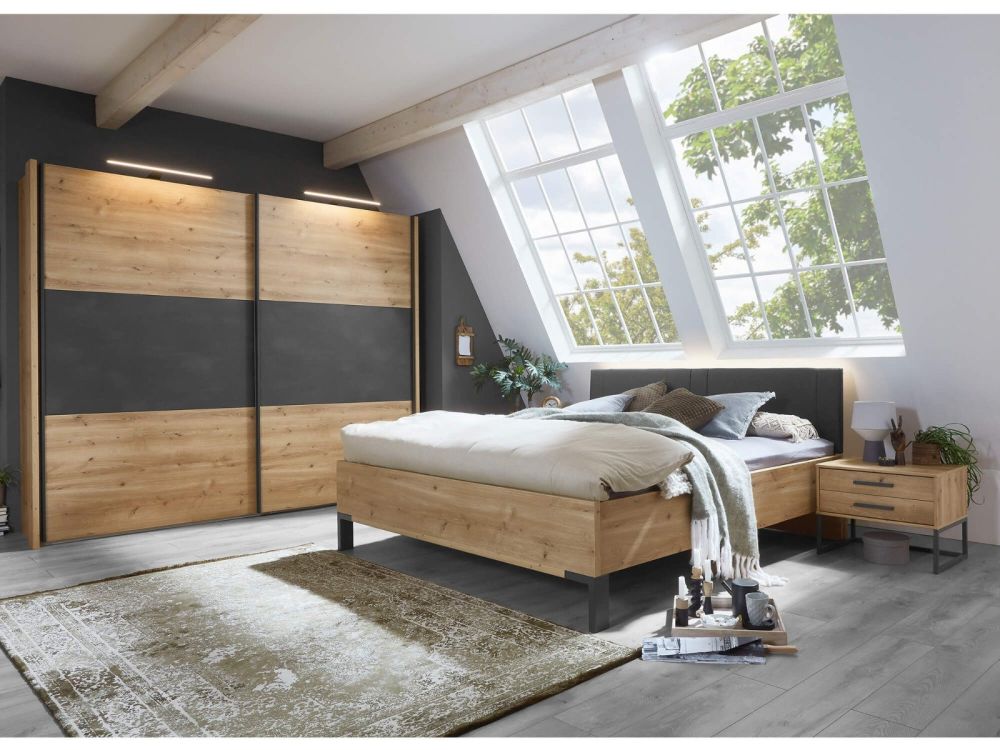Wiemann Breda Futon Bed With Faux Leather Headboard