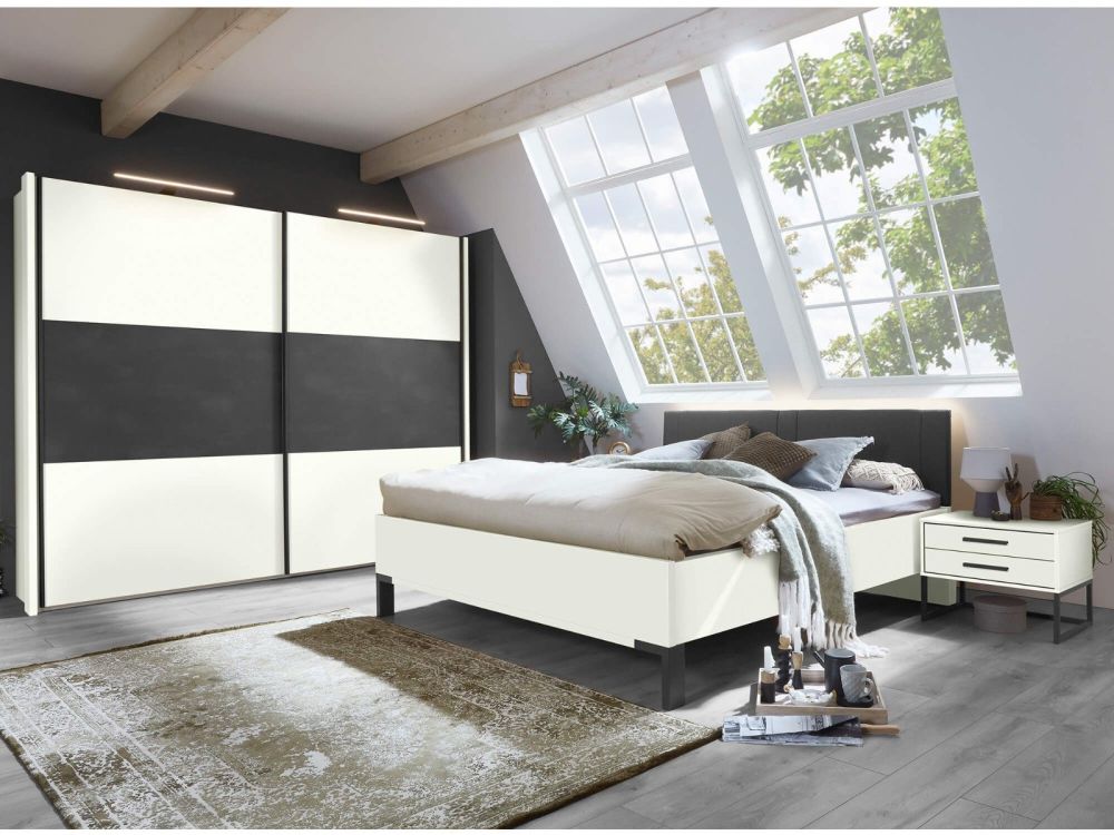 Wiemann Breda Futon Bed With Faux Leather Headboard