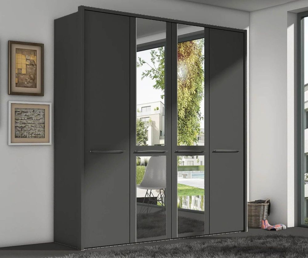 Wiemann Cairns Mirror Door Hinged Wardrobe
