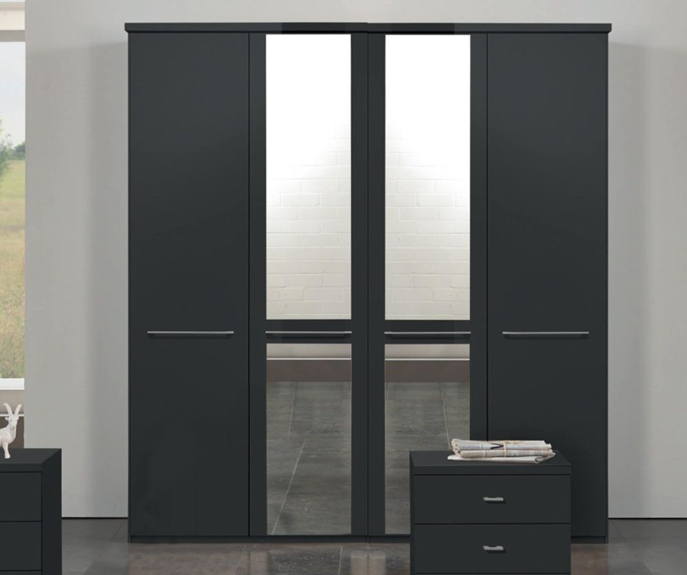Wiemann Cairns Mirror Door Hinged Wardrobe