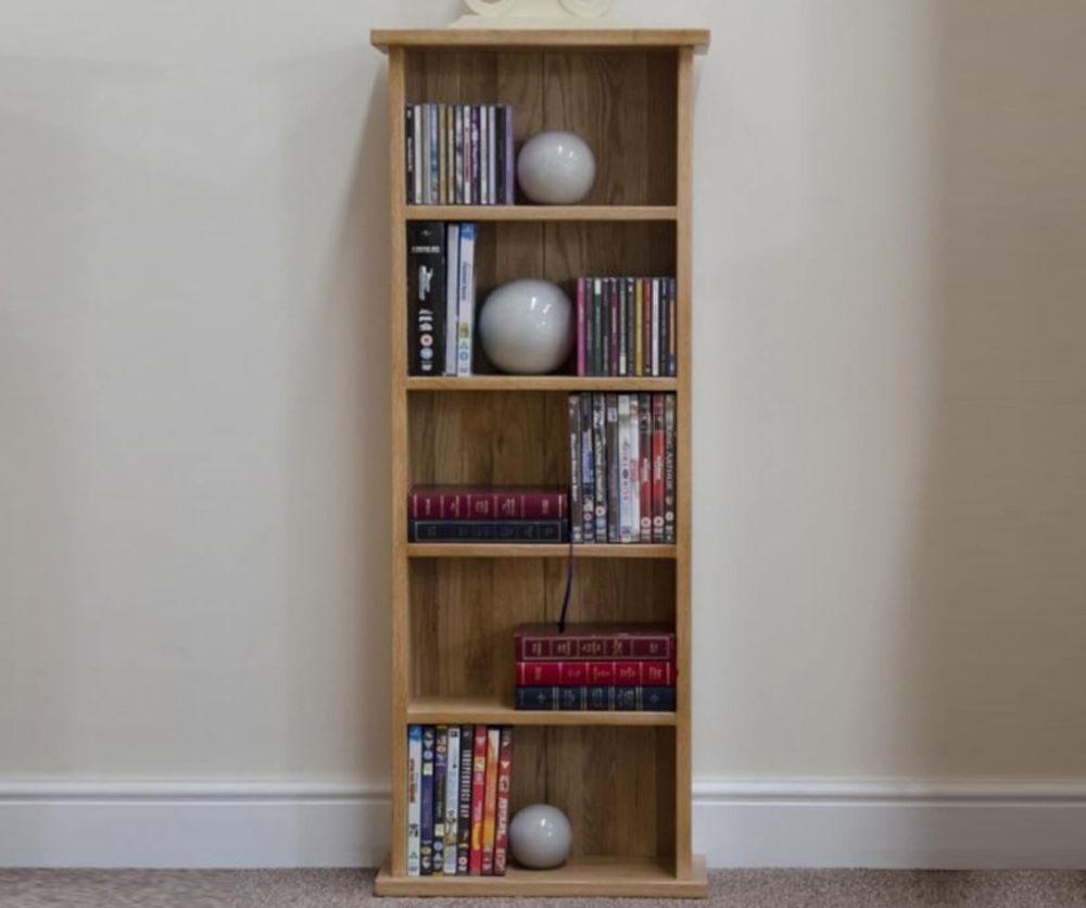 Homestyle GB Lyon Oak CD/DVD Tower