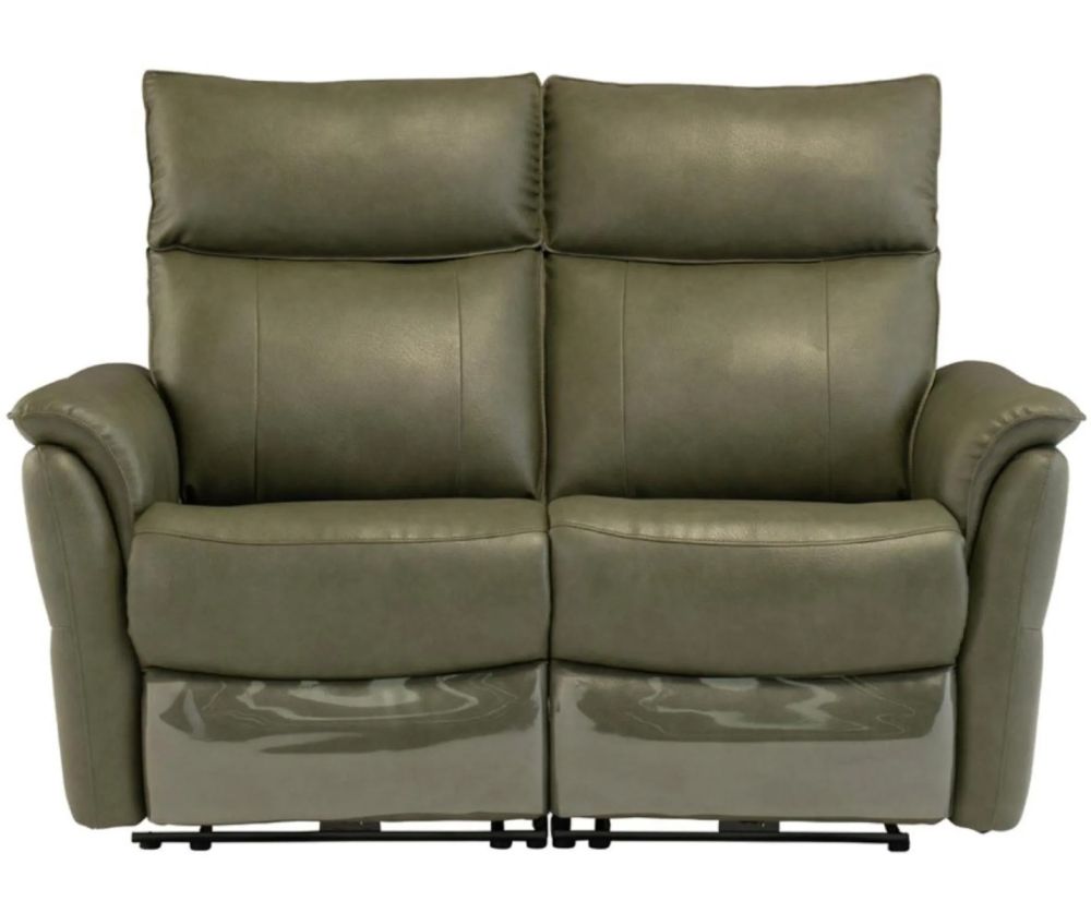 World Furniture Cerano Green Faux Leather Electric Recliner 3+2+1 Sofa Set