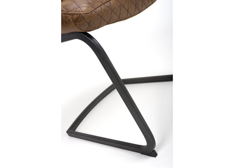 Furniture Link Charlie Antique Brown Dining Chair in Pair