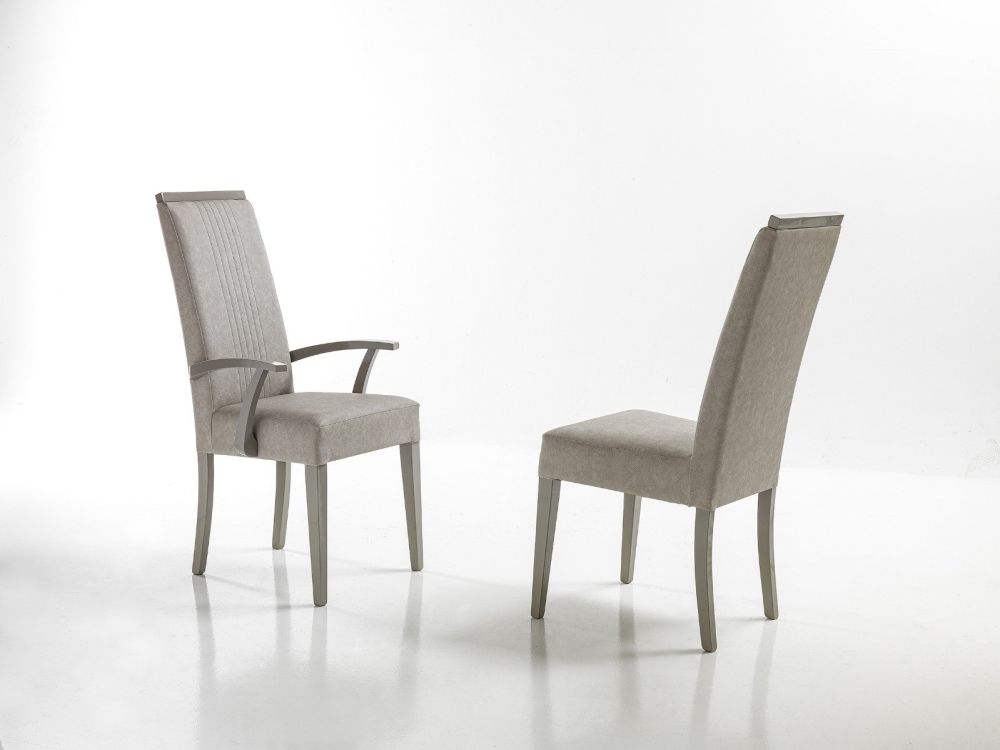 H2O Design Sole Grey Italian Dining Chair in Pair