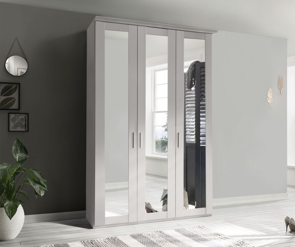 Wiemann Cambridge Champagne 3 Mirror Door Wardrobe