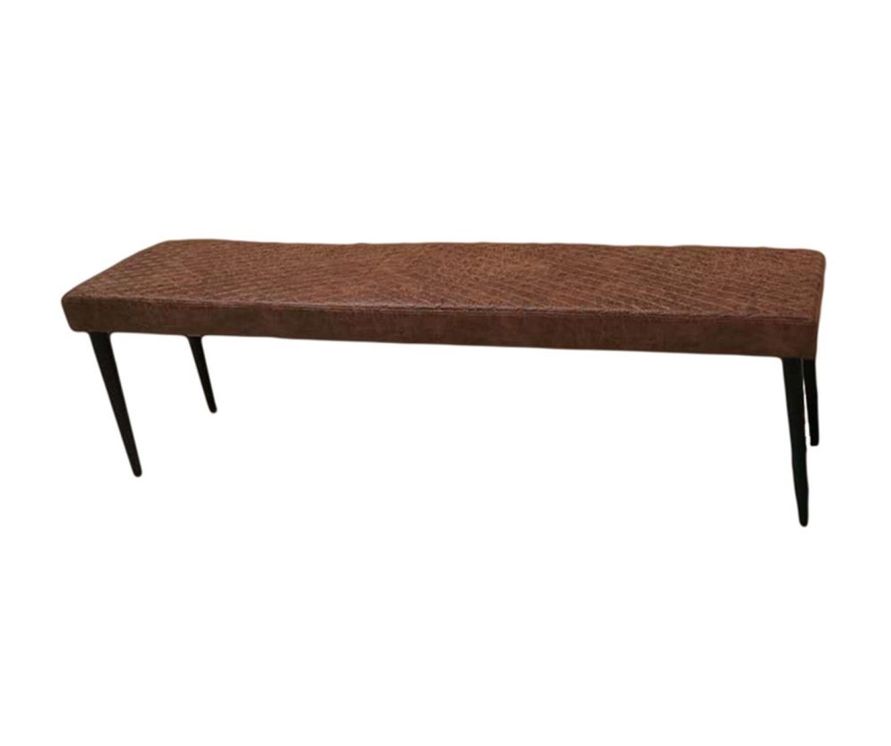 Furniture Link Charlie Antique Brown Dining Bench