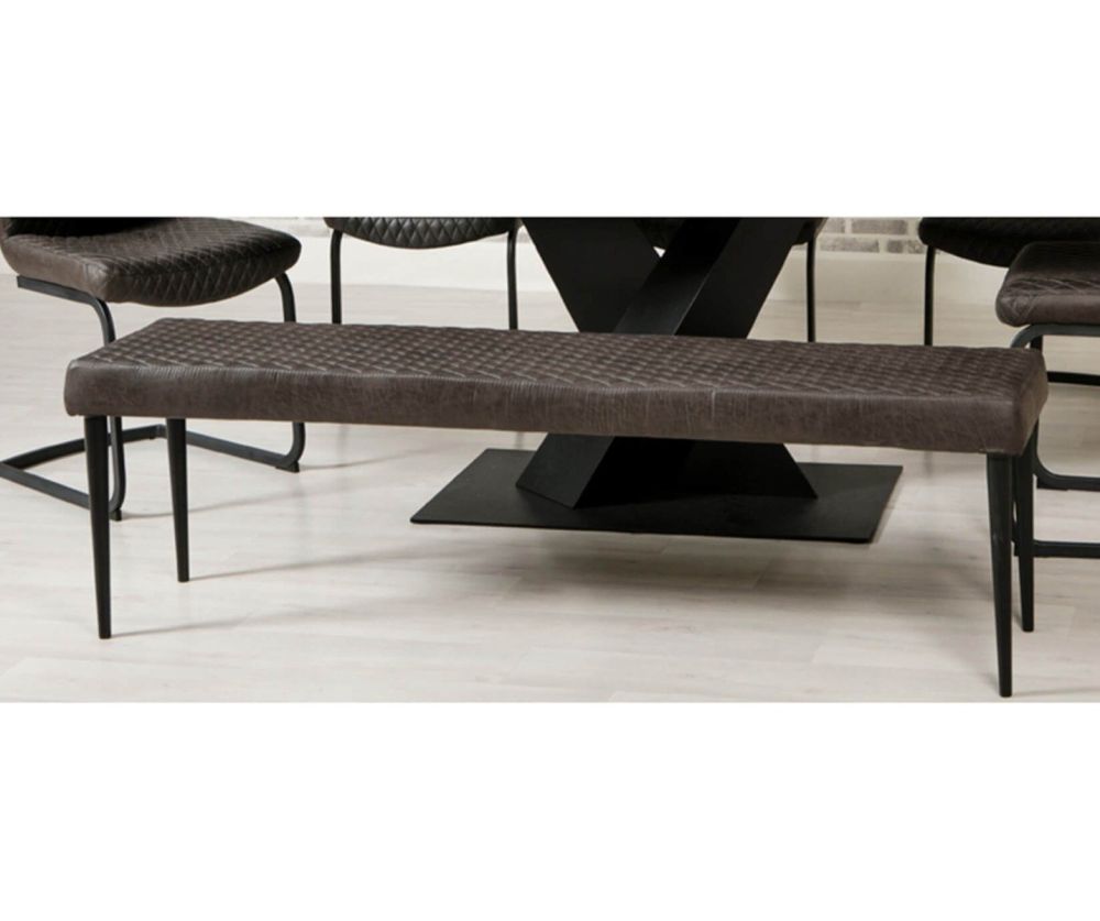 Furniture Link Charlie Grey Dining Bench