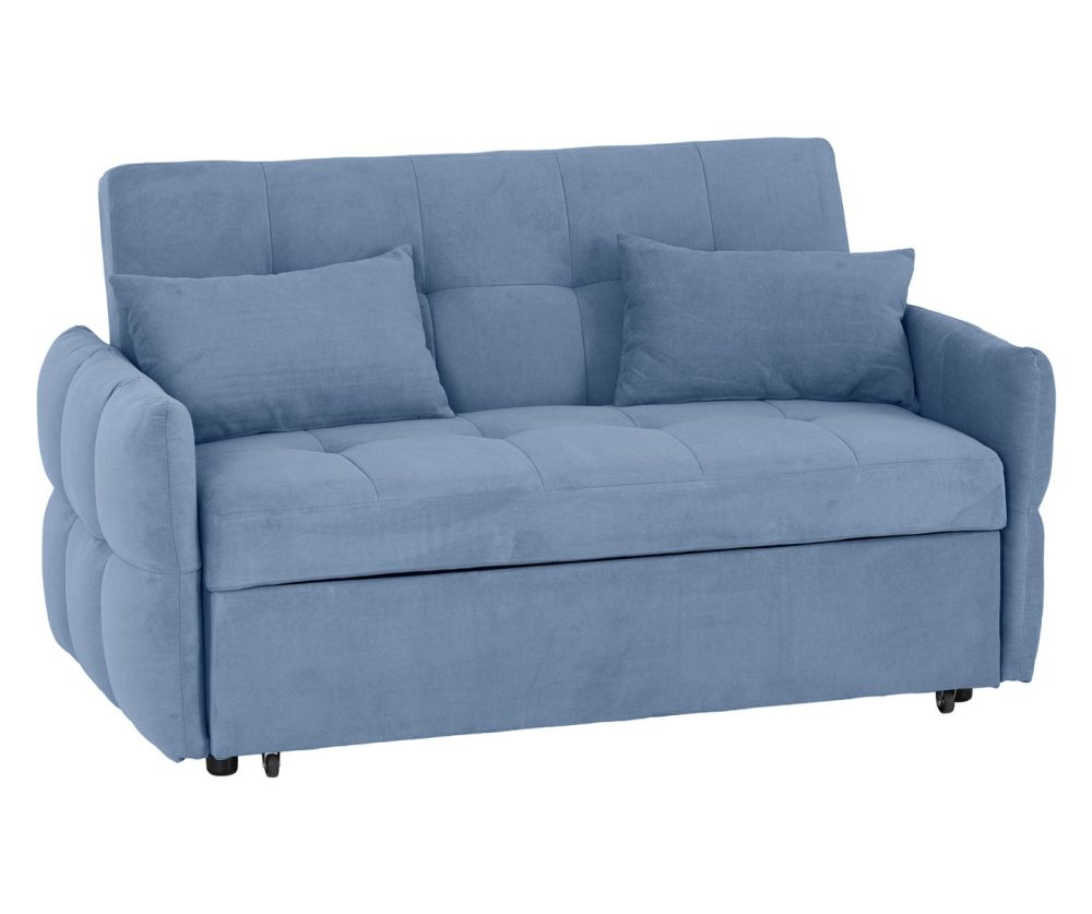 Seconique Furniture Chelsea Blue Sofa Bed