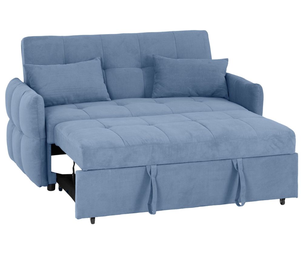 Seconique Furniture Chelsea Blue Sofa Bed