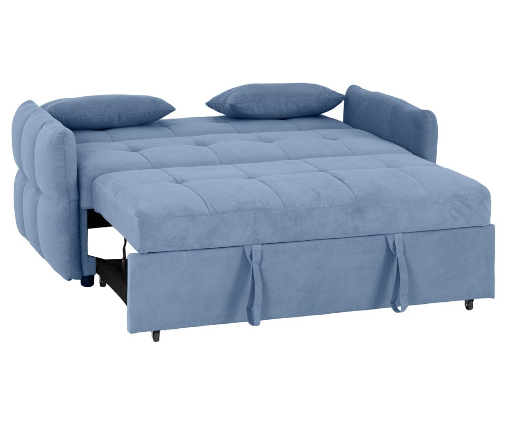 Seconique Furniture Chelsea Blue Sofa Bed