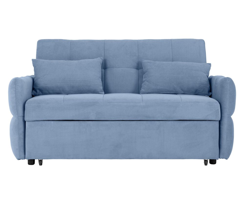 Seconique Furniture Chelsea Blue Sofa Bed