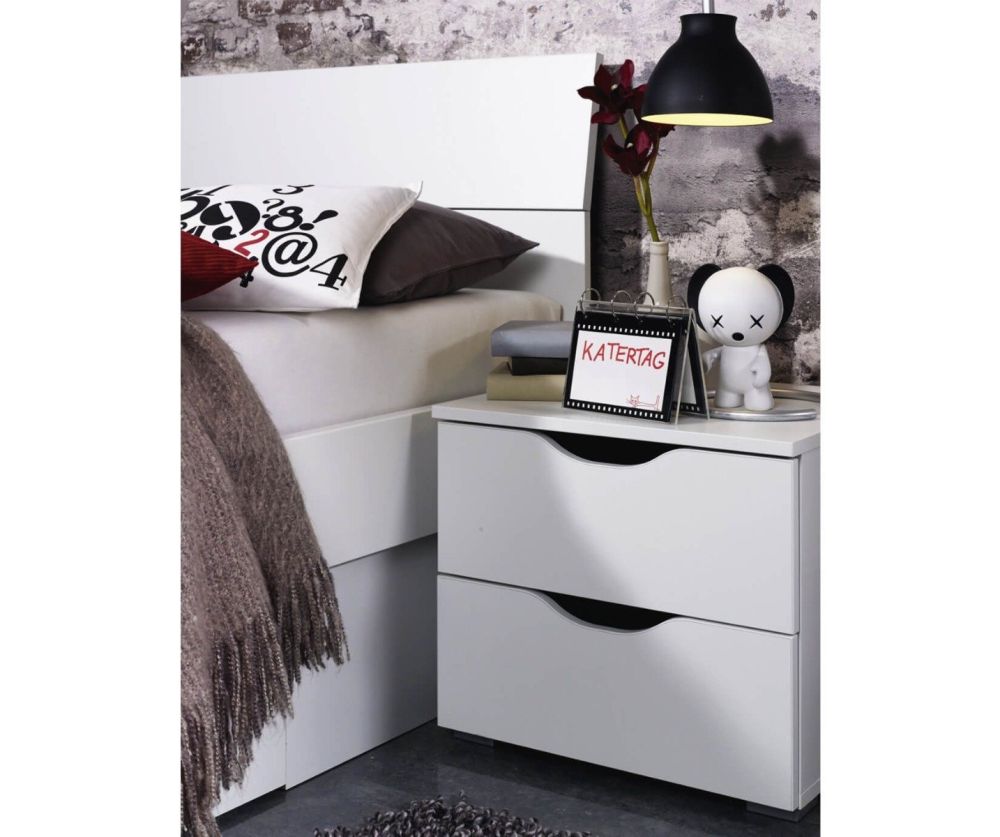 Rauch Blue HomeOffice Alpine White 2 Drawer Chest