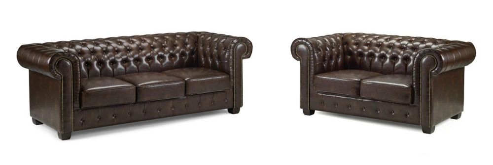 Mallow Antique Brown 3+2 Sofa Set